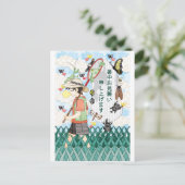 Postale Carte de voeux d'été (Debout devant)