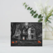 Postale Carte de vœux d'Halloween effrayante (Debout devant)