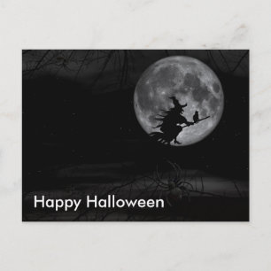 Postale Carte de vœux d'Halloween effrayante
