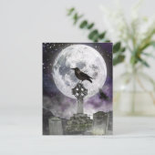 Postale Carte de vœux d'Halloween effrayante (Debout devant)