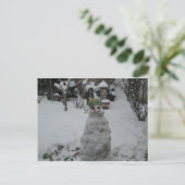 Postale Carte de vœux d'hiver (Debout devant)