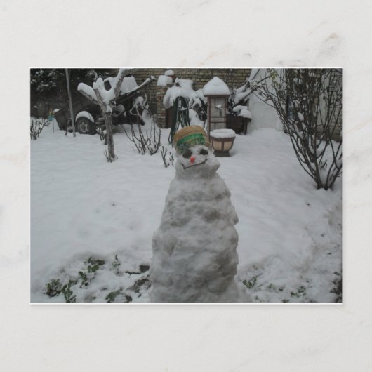 Postale Carte de vœux d'hiver (Devant)