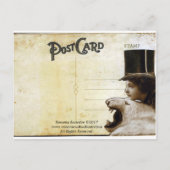 Postale Carte de voeux d'hiver de Sainte-Lucie (Dos)