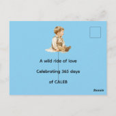 Postale Carte de vœux d'invitation (Dos)