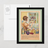 Postale Carte de voeux d'invitation (Devant / Derrière)