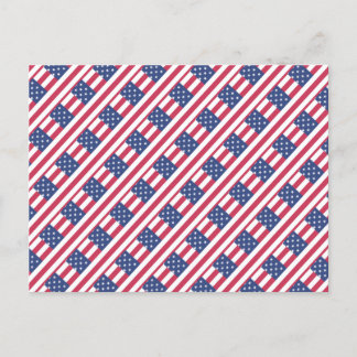 Postale Carte de vœux du 4 juillet Jour de l'Indépendance