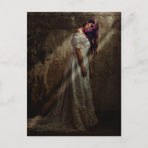 Postale Carte de vœux effrayante pour la nuit d'Halloween