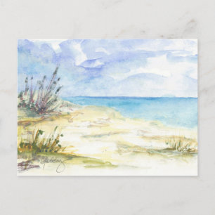 Postale Carte de voeux en bord de mer