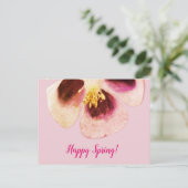 Postale Carte de voeux Floral Spring (Debout devant)