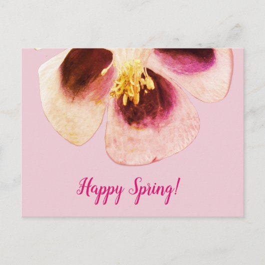 Postale Carte de voeux Floral Spring (Devant)