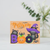 Postale Carte de vœux Halloween (Debout devant)