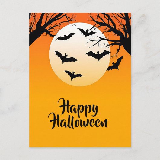 Postale Carte de vœux Halloween effrayante (Devant)