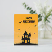 Postale Carte de vœux Halloween effrayante (Debout devant)