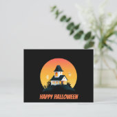 Postale Carte de vœux Halloween effrayante (Debout devant)
