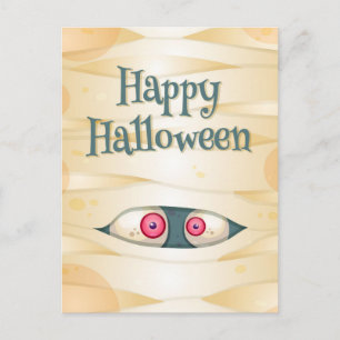 Postale Carte de vœux Halloween joyeux