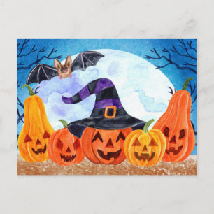 Postale Carte de vœux Halloween mignonne