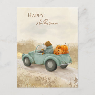 Postale Carte de vœux Halloween mignonne