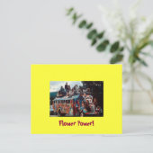 Postale Carte de voeux Hippies 60 (Debout devant)