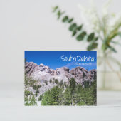 Postale Carte de voeux Mt Rushmore Vista (Debout devant)