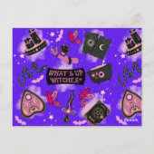 Postale Carte de voeux Pastel Witch - Kawaii Witchcore (Dos)