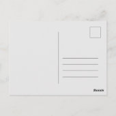 Postale Carte de vœux pour croquis d'anniversaire (Dos)