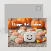 Postale Carte de voeux pour Halloween (Devant / Derrière)
