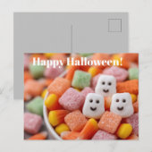 Postale Carte de voeux pour Halloween (Devant / Derrière)