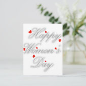 Postale Carte de voeux pour la journée internationale des  (Debout devant)