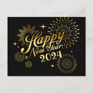 Postale Carte de vœux pour la nouvelle année