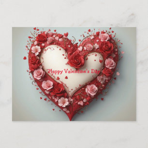 Postale Carte de voeux pour la Saint-Valentin   Design car