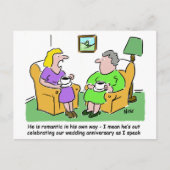 Postale Carte de vœux pour l'anniversaire de mariage (Devant)