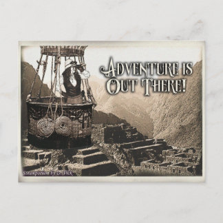 Postale Carte de voeux pour l'aventure