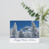 Postale Carte de vœux pour le solstice d'hiver (Debout devant)