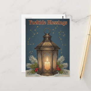 Postale Carte de vœux pour le solstice d'hiver