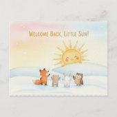 Postale Carte de voeux pour le solstice d'hiver (Devant)