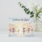 Postale Carte de voeux pour le solstice d'hiver (Debout devant)