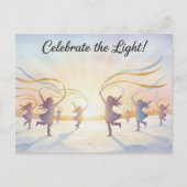 Postale Carte de voeux pour le solstice d'hiver (Devant)