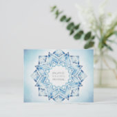 Postale Carte de vœux pour solstice d'hiver (Debout devant)
