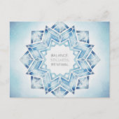 Postale Carte de vœux pour solstice d'hiver (Devant)