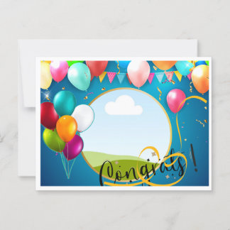 Postale Carte de voeux pour un joyeux anniversaire