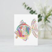Postale Carte de voeux RainbowFish (Debout devant)