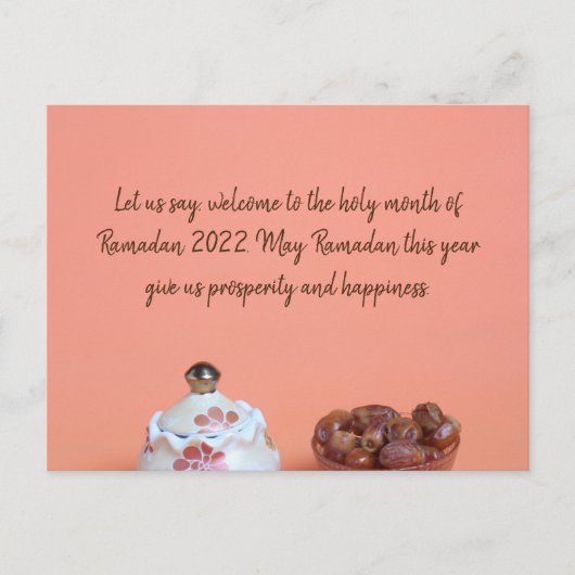 Postale Carte de voeux Ramadan (Devant)