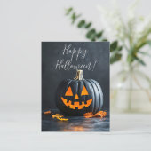 Postale Carte de voeux Russe Citrouille Halloween (Debout devant)