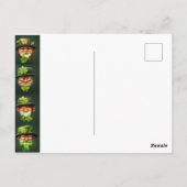 Postale Carte de vœux Saint-Patrick joyeuse (Dos)