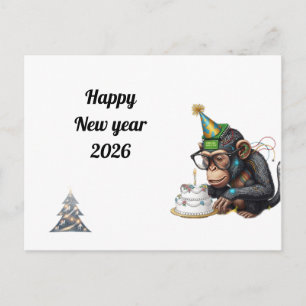 Postale Carte de vœux spirituelle pour le Nouvel An