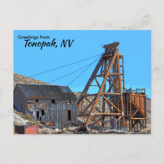Postale Carte de voeux Tonopah Nevada