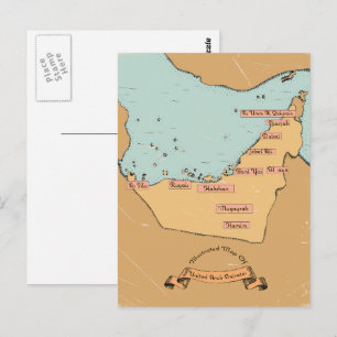 Postale Carte de voyage Bahrain Vintage