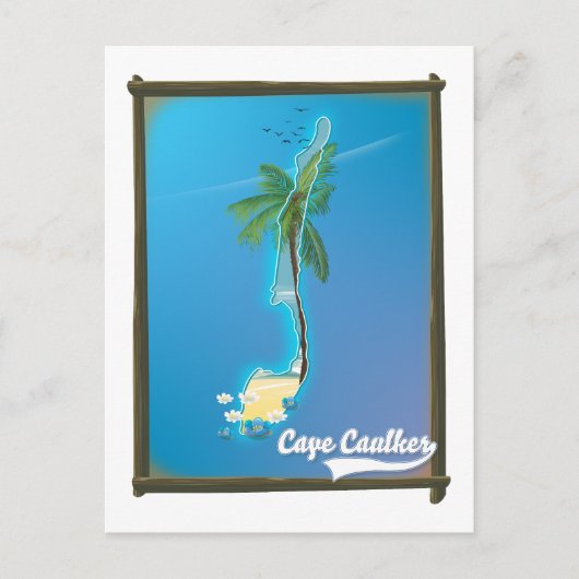 Postale carte de voyage de Cape Caulker (Devant)