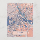 Postale Carte de voyage de Vienne Autriche venteuse (Devant)