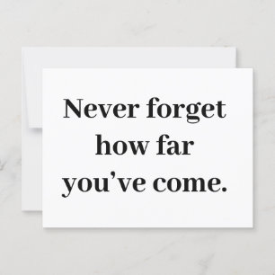 Postale Carte de voyage d'encouragement